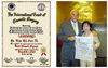 GS BS Anthony Erian Chủ tịch Hội đồng Quốc tế GPTM
trao bằng “BOARD CERTIFIED” cho TS BS Trần Thị Anh Tú 