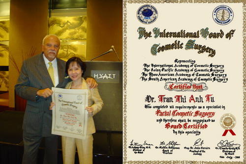 Tien si - Bac si Tran Thi Anh Tu: Nguoi tien phong trong tham my noi khoa tai Viet Nam
